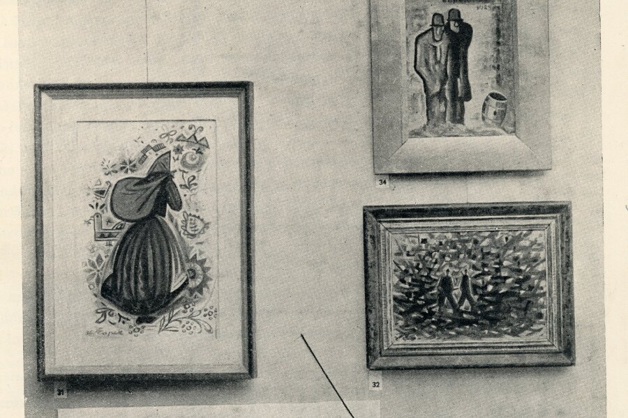 Reprodukce: Blok, časopis pro umění, ročník III, č. 1, Brno 1948 - 49, Informace o kulturní práci, s. 46 – 47. 